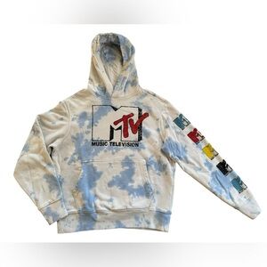 MTV Tie-Dyed Pullover Hoodie Unisex